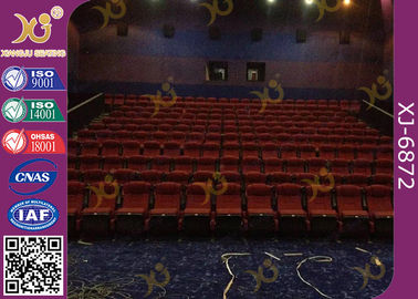 Chine Haut/doux a capitonné de retour des sièges de style de cinéma/chaises de théâtre avec l'astuce boivent la prise fournisseur