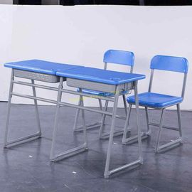 Chine Double Tableau et chaise d'étudiant réglés avec jambes de table d'angle de PVC de HDPE de tri fournisseur