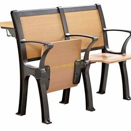 Chine Le fer d'université ou d'université en bois plient la chaise avec le Tableau d'écriture fixe fournisseur