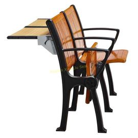 Chine Pliage enclenché par bois de noix vers le haut des chaises d'amphithéâtre de jambe en métal avec le Tableau caché fournisseur