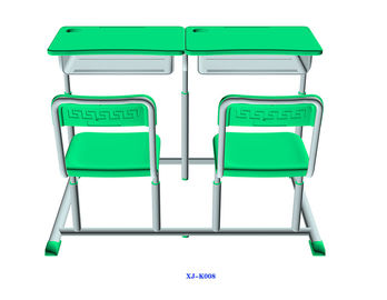 Chine De fer réglé d'étudiant de HDPE vert en bon état de bureau et de chaise mobilier scolaire réglable fournisseur