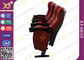 Chaises tapissées de théâtre de tissu de maille avec le nombre en similicuir de rangée d'appui-tête fournisseur