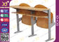 Meubles pliables de bureau de salle de classe d'université de mélamine, chaises de théâtre de conférence fournisseur