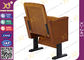 Les chaises minces de salle de conférences de jambe en métal avec renforcent le pied debout Seat en bois fournisseur
