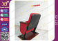 Pp Shell pour des chaises d'assistance, allocation des places escamotable de théâtre d'amphithéâtre de jambe fixe dans la couleur rouge fournisseur