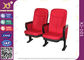 Chaises rouges d'amphithéâtre de housse en toile avec le bloc - notes se pliant H1000 * D750 * W550mm fournisseur