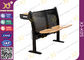 Bureau d'école de plancher fixe ignifuge et meubles en bois de salle de classe d'université de chaise fournisseur