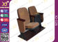 Samller chaises en bois d'amphithéâtre de doubles jambes fortes de distance centrale de 560 millimètres avec Brown fournisseur