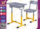 Tableau et chaises primaires d'école d'enfants d'étudiant de structure de fer avec non des pieds de glissement fournisseur