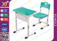 Bureau simple et chaise modernes d'école d'étudiant de salle de classe réglés avec le cadre d'alliage d'aluminium fournisseur