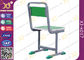 Tableau réglable et chaise supérieurs en bois d'étudiant de taille réglés avec le crochet de livre fournisseur