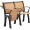 Le fer d'université ou d'université en bois plient la chaise avec le Tableau d'écriture fixe fournisseur