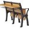 Le fer d'université ou d'université en bois plient la chaise avec le Tableau d'écriture fixe fournisseur