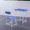 Fixed height HDPE Standard Middle School Metal Desk and Chair Set fournisseur