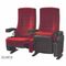 Allocation des places rouge de luxe de cinéma du velours VIP avec les chaises en plastique de support/salle de cinéma de tasse fournisseur