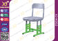 Bureau en aluminium et chaise d'étudiant de double soutien important de tube réglés pour l'école d'université fournisseur
