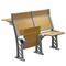 Chaise beige d'amphithéâtre de stade d'université et multiple fixe de bureau - pieds de support de bâti de plancher de contreplaqué fournisseur