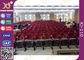 Allocation des places rouge de pièce de théâtre de Hall d'église avec le repos en bois en caoutchouc de bras de nombre de rangée fournisseur