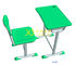 Doubles Tableau simple et chaise d'étudiant réglés avec le matériel de HDPE de cannelure fournisseur