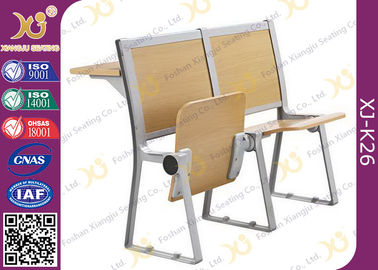 Chine Bureaux d'école attachés par sièges de salle de conférences et meubles se pliants en bois de chaise fournisseur