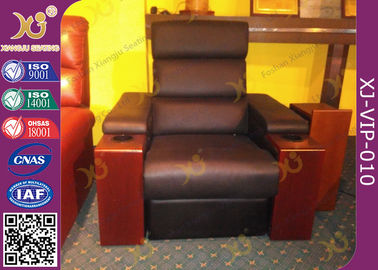 Chine Sofa de finition moderne de home cinéma de cuir véritable, sofa électrique de Recliner de loisirs fournisseur