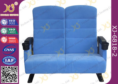 Chine Double Seat deux chaises d'allocation des places de théâtre de cinéma de Seater avec la couverture en plastique pour des couples fournisseur