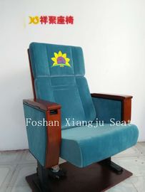 Chine Chaises en bois d'amphithéâtre d'accoudoir de jambe de fer pour le ministre chaise 580mm d'église fournisseur