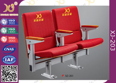 Chine Chaise de places assises d'amphithéâtre de jambe d'alliage d'aluminium de salle de conférences empilable d'approbation de GV fournisseur