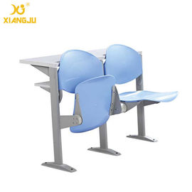 Chine Chaise pliante froide de plastique bleue de cadre en acier de Seat réglée pour la salle de conférences fournisseur