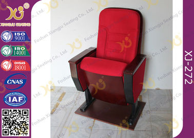 Chine Le public a plié les chaises d'amphithéâtre de placage/allocation des places rouge de salle de conférences fournisseur