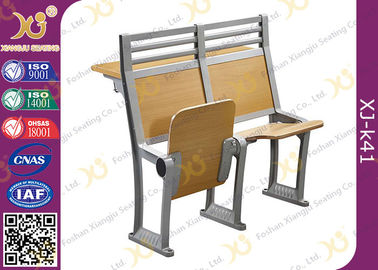 Chine Bureau en aluminium et chaise de salle de classe de Mounded de plancher de cadre réglés pour des étudiants avec le filet de livre fournisseur