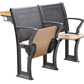 Chine Les chaises ignifuges de salle de conférences d'université étudient l'allocation des places avec la jambe d'accoudoir/fer fournisseur