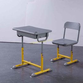 Chine Tableau d'étude d'étudiant d'OEM et ensemble de chaise, chaises modernes de levage de salle de classe de cadre en aluminium de fer de 1.5mm fournisseur