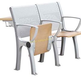 Chine Meubles de salle de classe de Centre d'enseignement supérieur en métal de contreplaqué/bureau d'école et ensemble pliables de chaise fournisseur