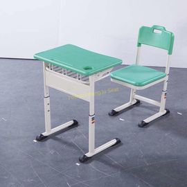 Chine Vert réglé de menthe de surface de haut d'étudiant de cadre en aluminium HDPE moyen de bureau et de chaise fournisseur