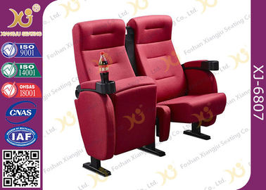 Chine Pleines chaises couvertes de tissu de théâtre de cinéma pour Home Theater avec le Cupholder fournisseur