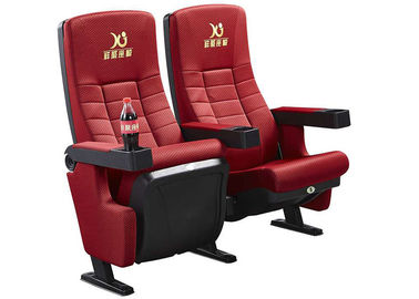 Chine Chaises fixes rouges de cinéma de film de jambe du tissu XJ-6819 avec Amrest mobile fournisseur