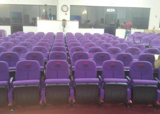Chine L'église se pliante bleue d'amphithéâtre de Hall Seats Small Back de théâtre de conférence préside en vente fournisseur