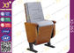 Chaises pliables résistantes d'amphithéâtre de bibliothèque de comprimé avec la finition en bois de surface de bras fournisseur