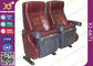 Chaises confortables de théâtre de cinéma, chaises de pièce de film avec le bout vers le haut de l'accoudoir fournisseur