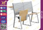 Chaise de bureau d'école de structure en métal et de contreplaqué avec la protection de lecture pour la pièce de conférence fournisseur