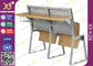 Chaise de bureau d'école de structure en métal et de contreplaqué avec la protection de lecture pour la pièce de conférence fournisseur