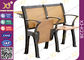 Tableaux et chaises en bois de salle de classe d'université de cadre d'alliage d'aluminium de conseil fournisseur
