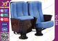 Chaises au plancher d'allocation des places d'église de jambes en acier confortables, ISO9001 fournisseur