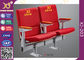 Chaise de places assises d'amphithéâtre de jambe d'alliage d'aluminium de salle de conférences empilable d'approbation de GV fournisseur