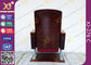 Chaises d'or antiques d'allocation des places de théâtre de placage de peinture avec le support d'accoudoir/tasse en bois solide fournisseur