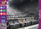 Chaises en similicuir de théâtre de cinéma de couleur de fibre micro doubles dans le grand accoudoir en plastique fournisseur