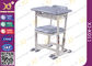 Bureau simple supérieur d'étudiant de Tableau de HDPE et vue en aluminium réglée de chaise Éraflure-résistante fournisseur