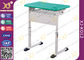 Bureau simple et chaise modernes d'école d'étudiant de salle de classe réglés avec le cadre d'alliage d'aluminium fournisseur