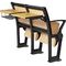 L'université de fer et en bois instruisent la taille de bureau et de chaise 1085 * 870 * 870 millimètres fournisseur